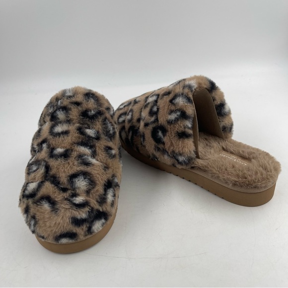 NEW! Koolaburra by UGG Women’s Starleen Abstract Leopard Fluff Slippers - Size 9 - Picture 9 of 11